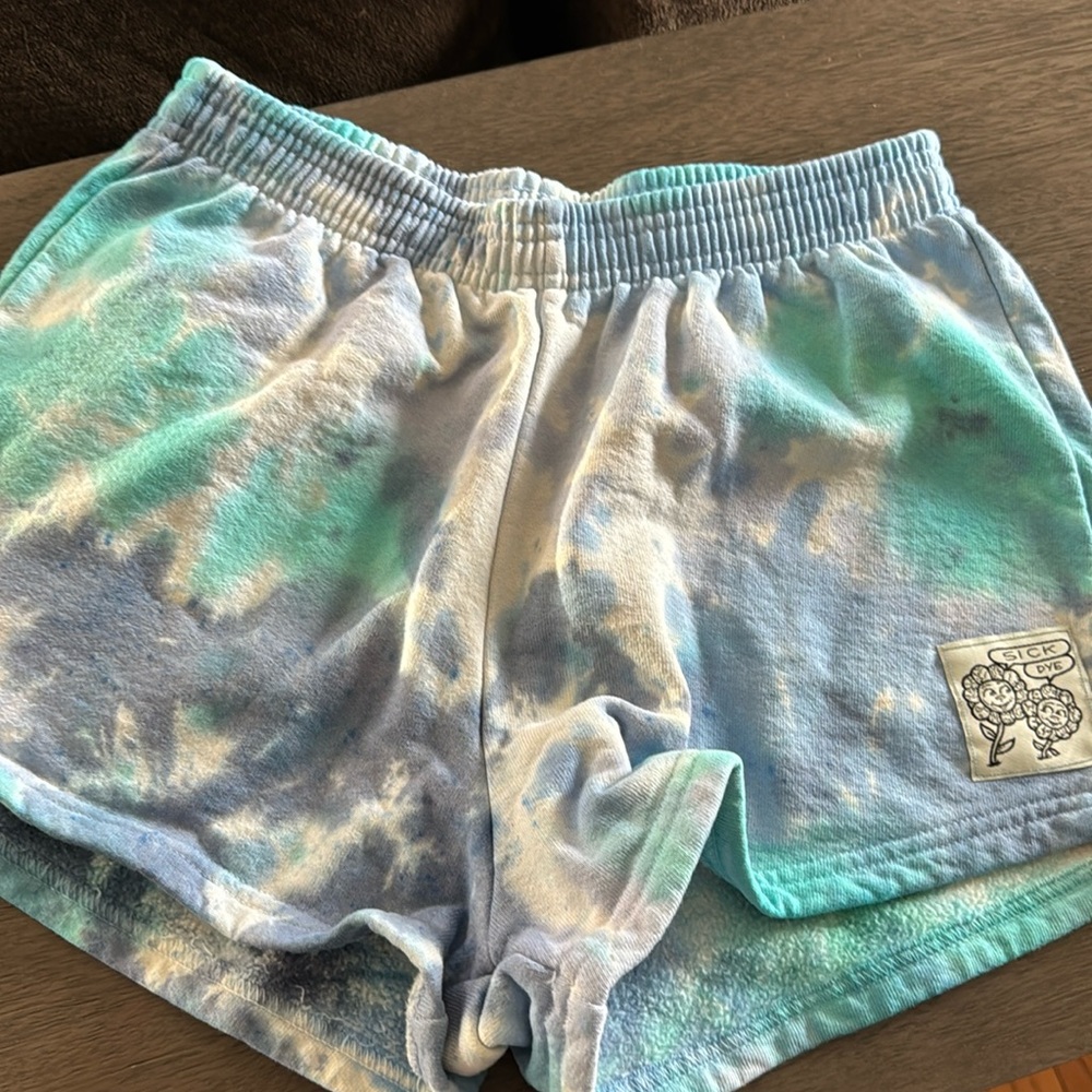 SICK DIE Sweat Shorts - Tie Dye